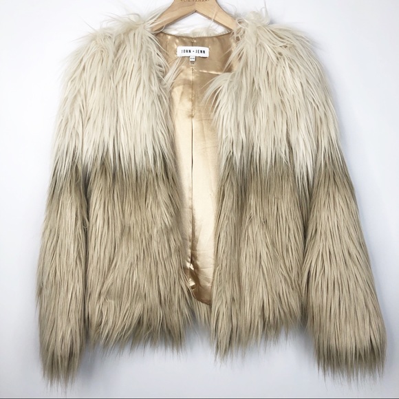 John + Jenn Jackets & Blazers - John + Jenn Faux Fur Shag Jacket